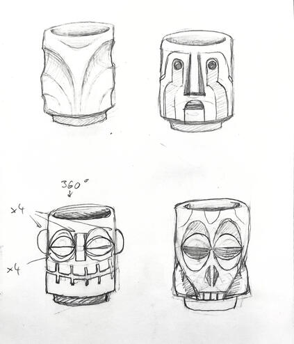 Tiki Mugs