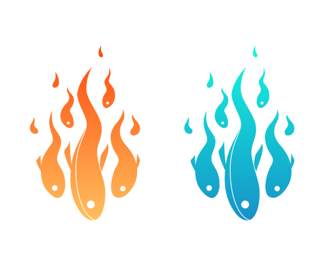 Flaming Fish Logo